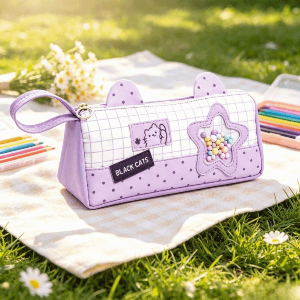 Aesthetic Large Capacity Penci - đánh giá và giá Aesthetic Large Pencil Case Pouch