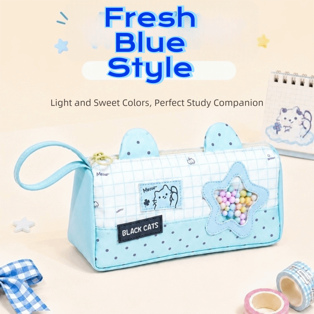 Aesthetic Large Capacity Penci - đánh giá và giá Aesthetic Large Pencil Case Pouch
