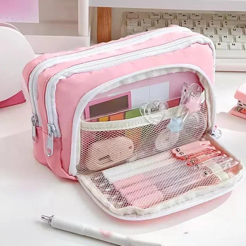 Portable Large Capacity Aesthe - đánh giá và giá Aesthetic Large Pencil Case Pouch