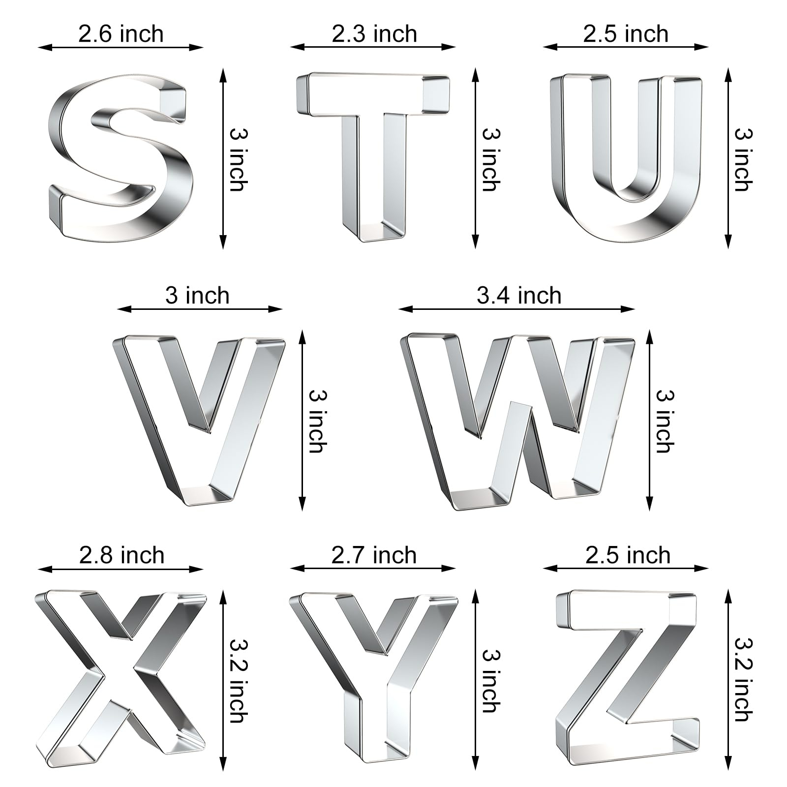 Letter Cookie Cutters Shapes - - đánh giá và giá Writing Tools
