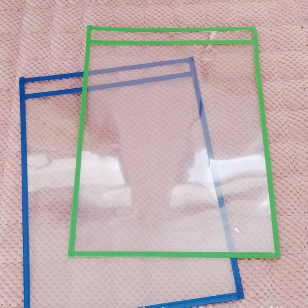 10Pcs Dry Erase Pockets Clear  - đánh giá và giá Writing Tools