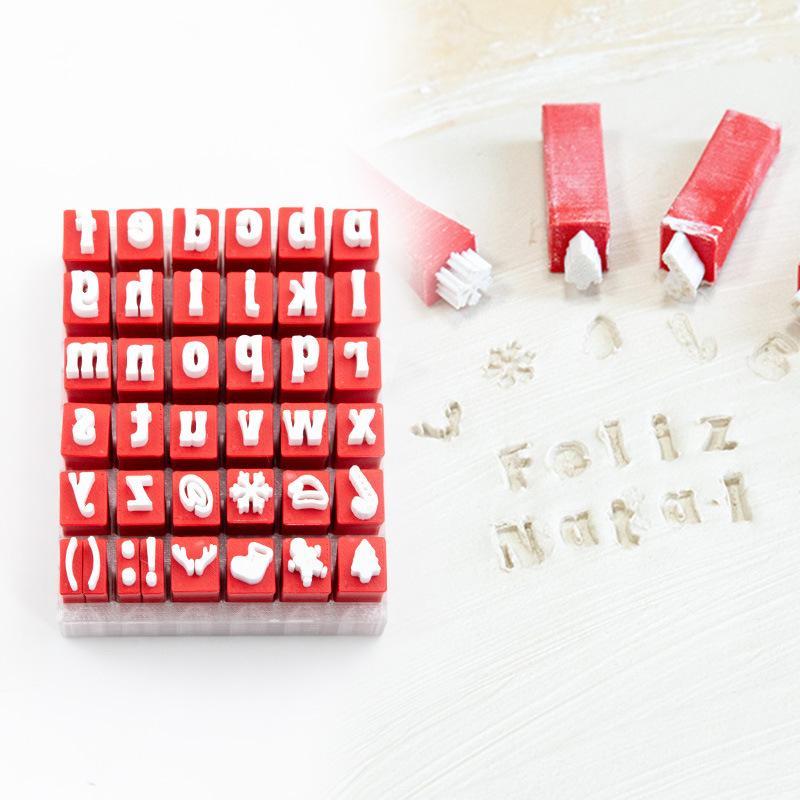 Christmas Style Alphabet Clay  - đánh giá và giá Writing Tools